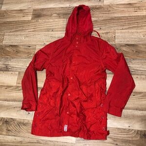 Kith windbreaker jacket in red Size medium